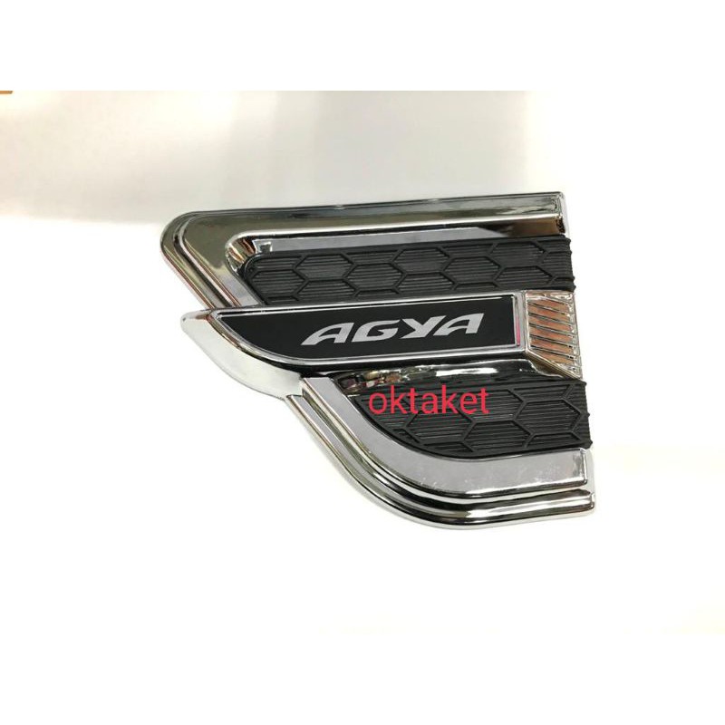 side Vent air flow Agya activo chrome