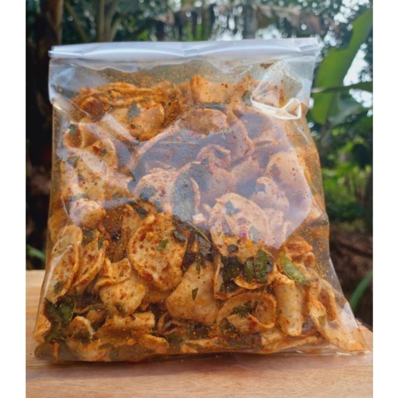 

Basreng 500 gram| Bareng Pedas isi 500 gram| bareng Gepeng| Basreng Daun Jeruk