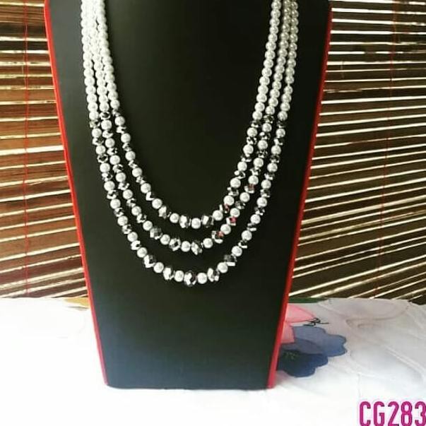READy Kalung Mutiara Warna Kombinasi Aksesoris Wanita Import Perhiasan Pesta ...