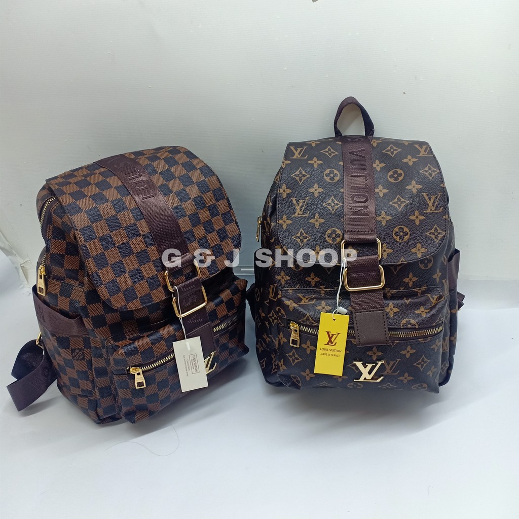 Rangsel LV / Tas Rangsel Wanita murah/Rangsel tutup