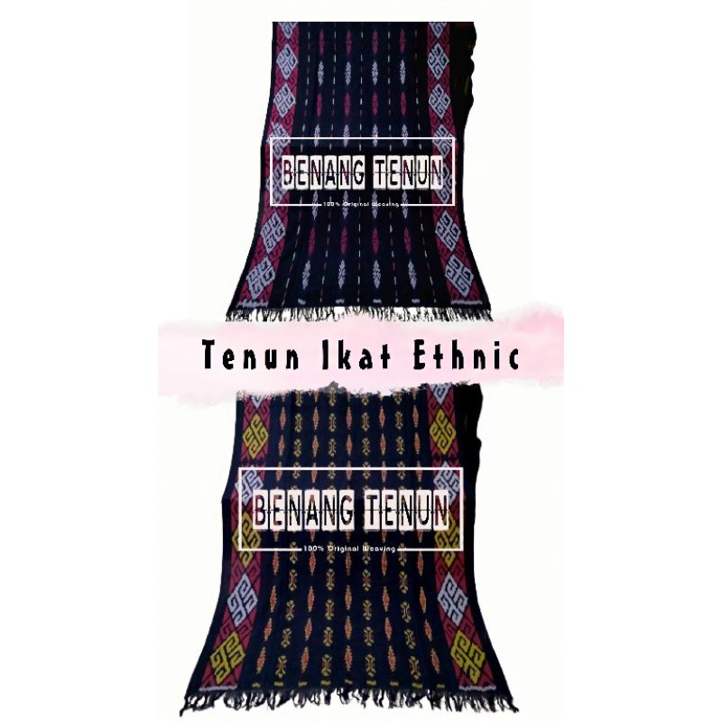 Tenun Ikat Etnik Tradisional Asli Jepara | 100% Kain Tenun Ikat Asli