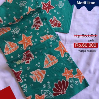 Motif Batik Ikan - Contoh Motif Batik