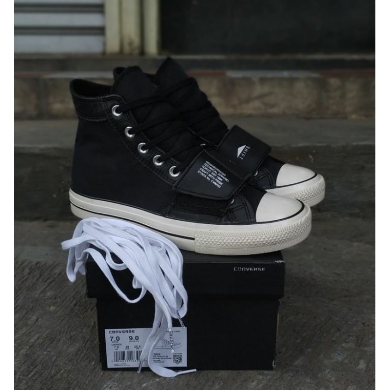 CONVERSE 70's High Neighborhood Motorcycle Black Egret