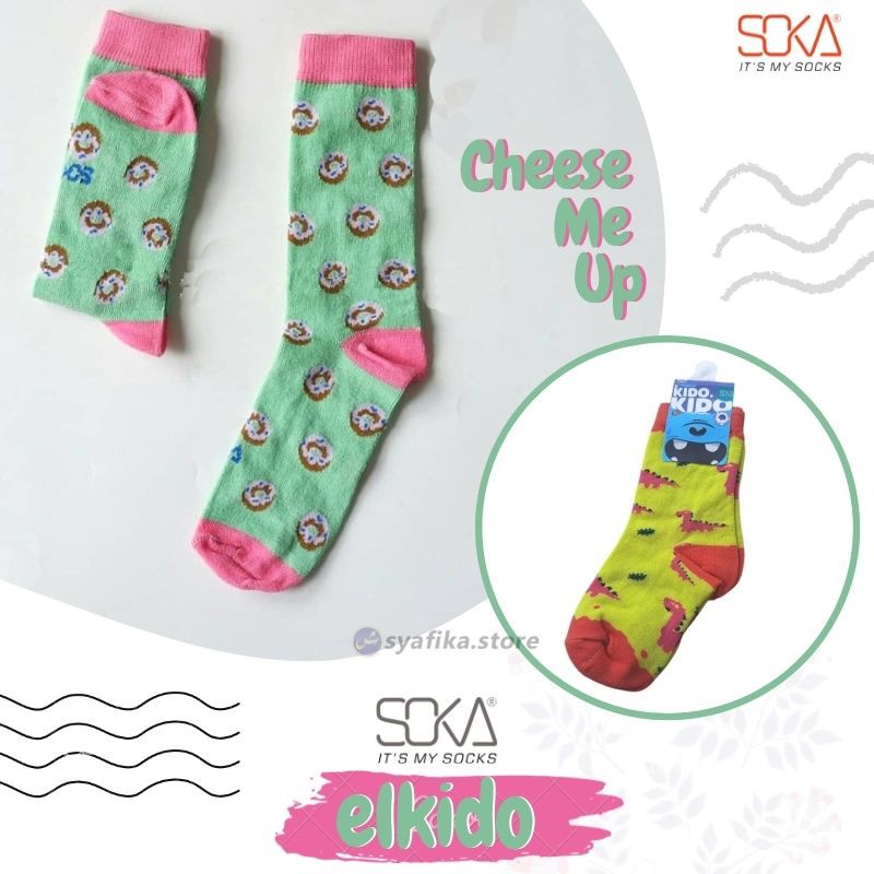 Kaos Kaki Anak Motif  - SOKA Elkido Kids Hybrid