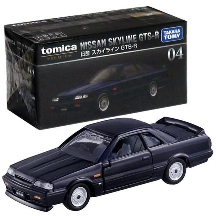 Tomica Premium 04 Nissan Skyline GTS-R Hitam