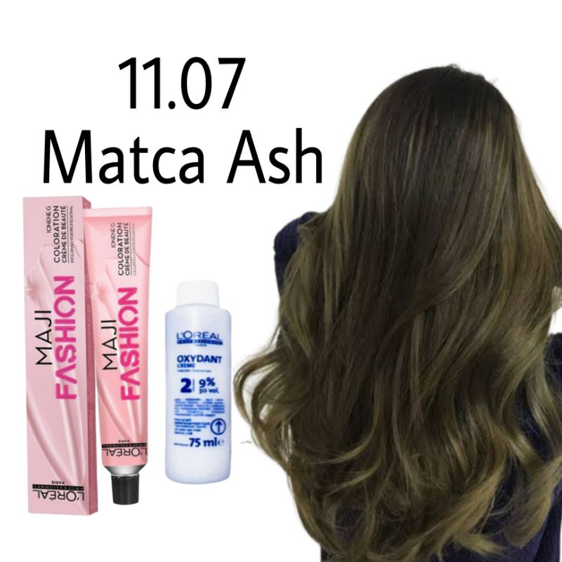 Cat rambut loreal majifashion maji fashion 11.07 matca ash , pewarna rambut