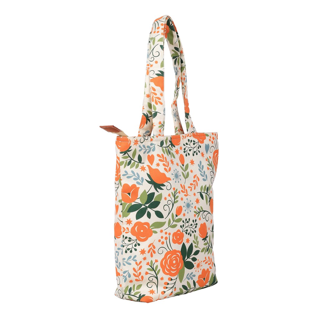 Tote Bag Kanvas Floral