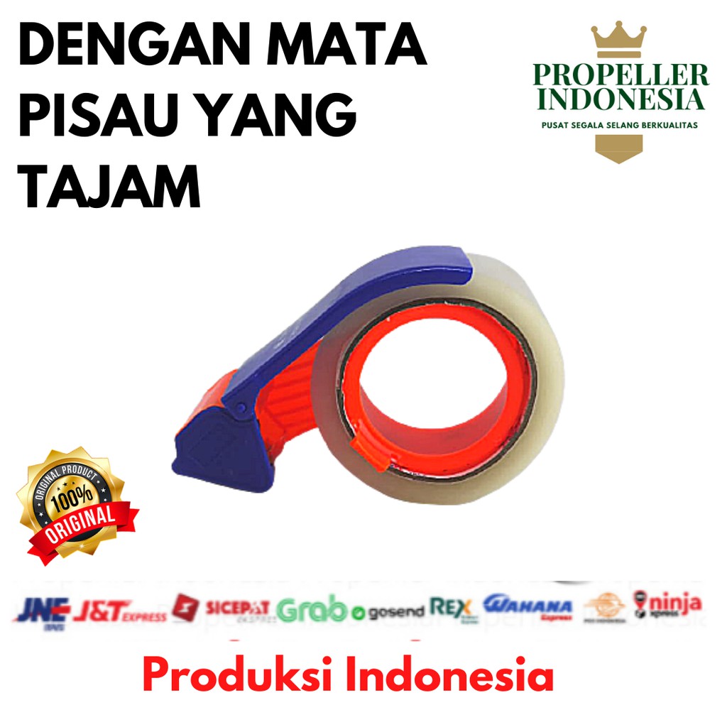 Tape Dispenser Lakban Tempat Lakban Rollan Lakban 2Inch Plastik