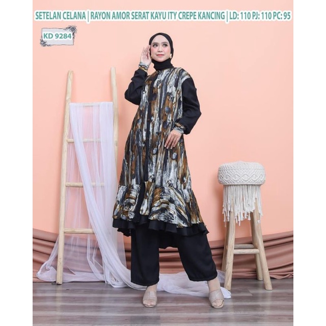 one set tunik/setelan celana + tunik/setelan tunik