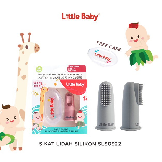 Little Baby Sikat Lidah Silikon Warna sls0922