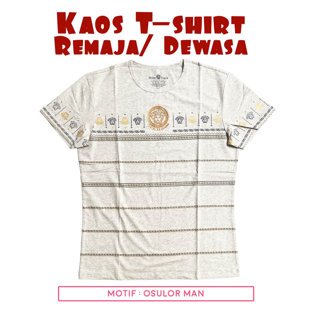 Kaos Osulor T-Shirt Dewasa / Remaja Cowok Laki Laki Pria Premium High Quality Import Nyaman
