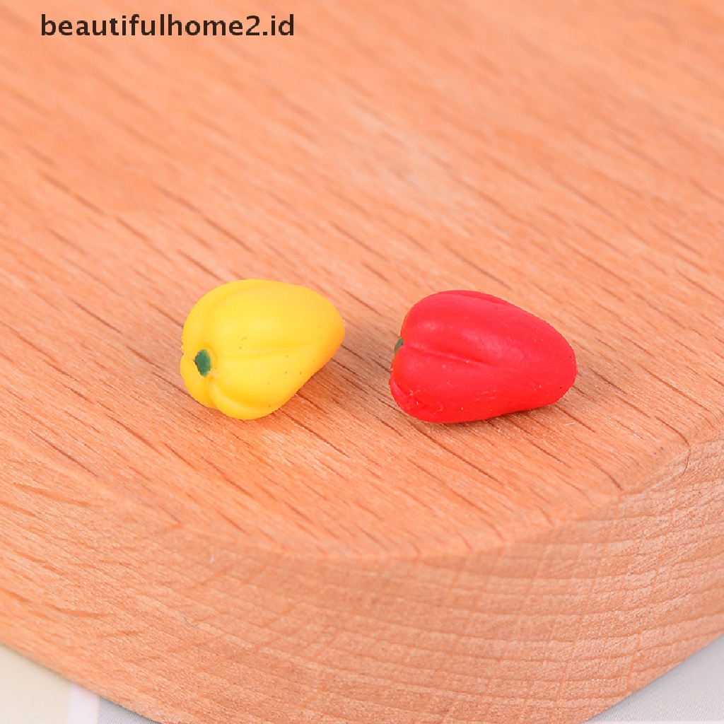 (beautifulhome2.id) 7pcs / set Mainan Miniatur Sayuran Untuk Aksesoris Rumah Boneka