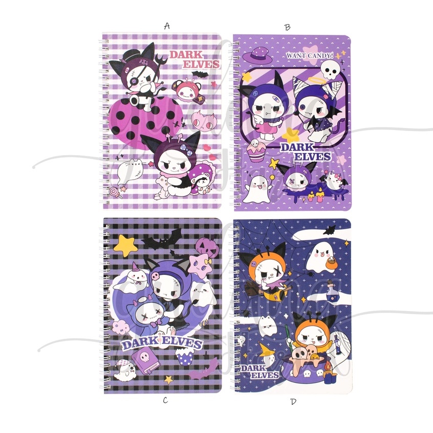 

GCC Notebook A5 Spiral Dark Elves Buku Tulis Motif Kartun Jepang GCC 308845
