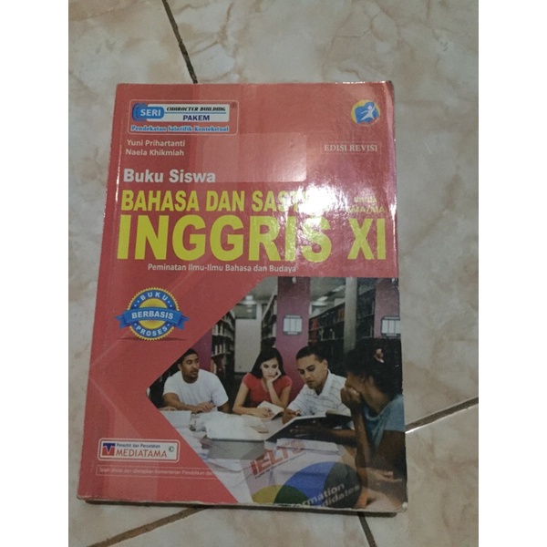 BAHASA SASTRA INGGRIS MEDIATAMA KELAS 11 [baca deskripsi]
