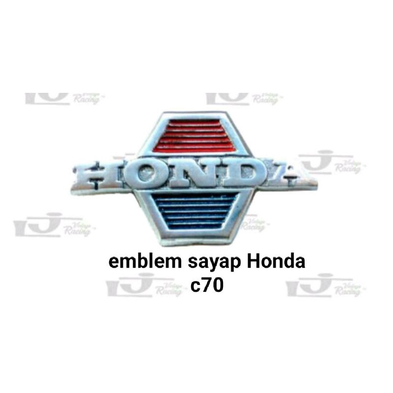 emblem sayap Honda c70/logo sayap Honda c70
