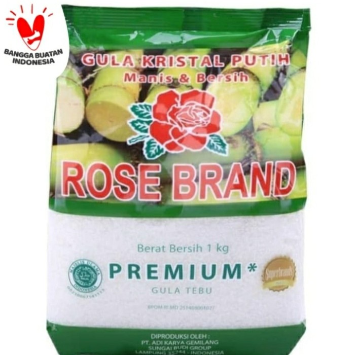 

Gula pasir rose brand 1 kg