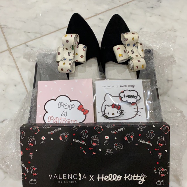 FS sz 41 Valencia by Enrica Kitty Toy Flat Black