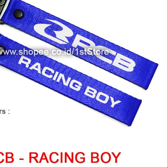 GANTUNGAN KUNCI RCB RACING BOY KEYCHAIN MOTOR LOGO MEREK VELG MASTER REM SHOCK BREAKER SHOCKBREAKER 