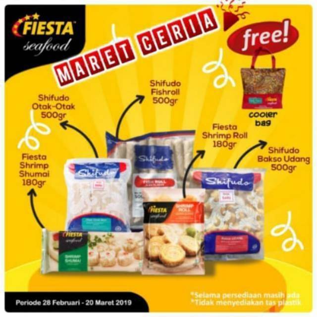 Promo Fiesta seafood Maret
