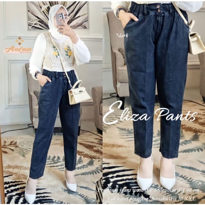 Baggy Jeans Kekinian Reseleting Kancing Hidup