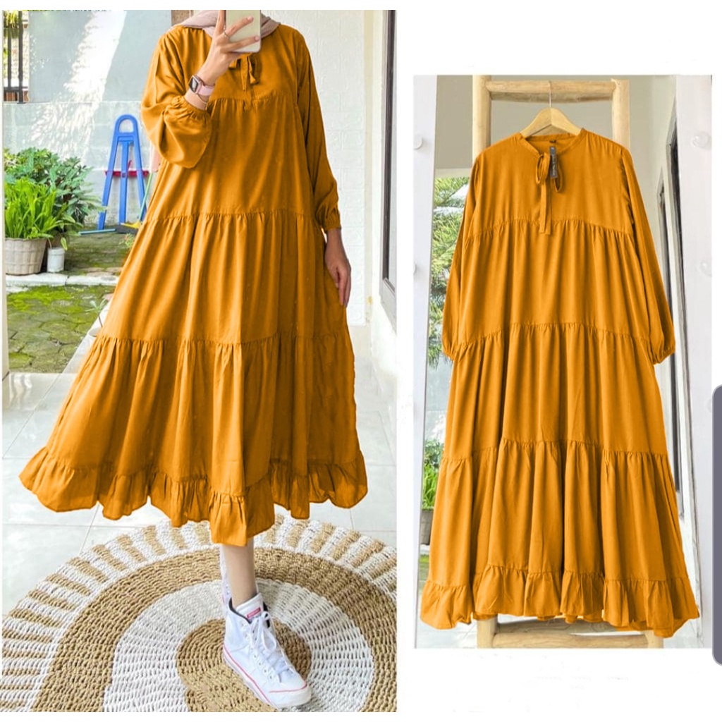 FASHION MUSLIM WANITA DRESS ISYANA / SOJIN DMR