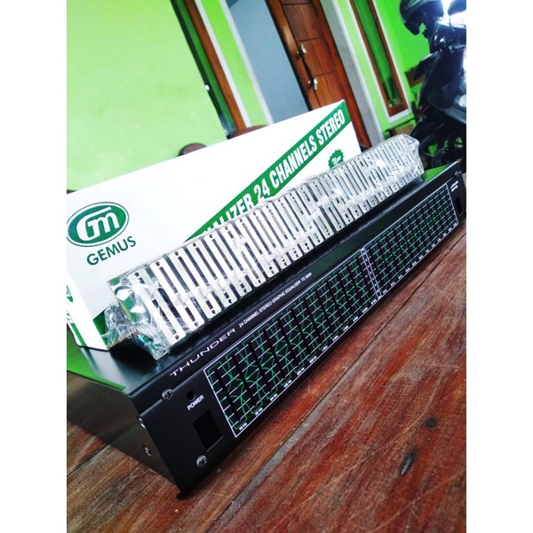 Box equalizer 24 chenel plus kit equalizer GM berkualitas bagus