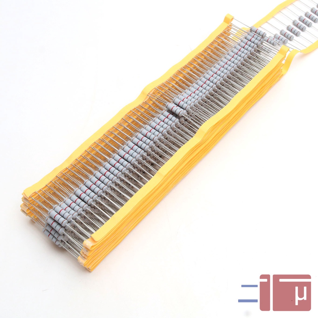 Resistor 1K8 1.8K 2W Metal Oxide 5% Taiwan Kaki Tembaga