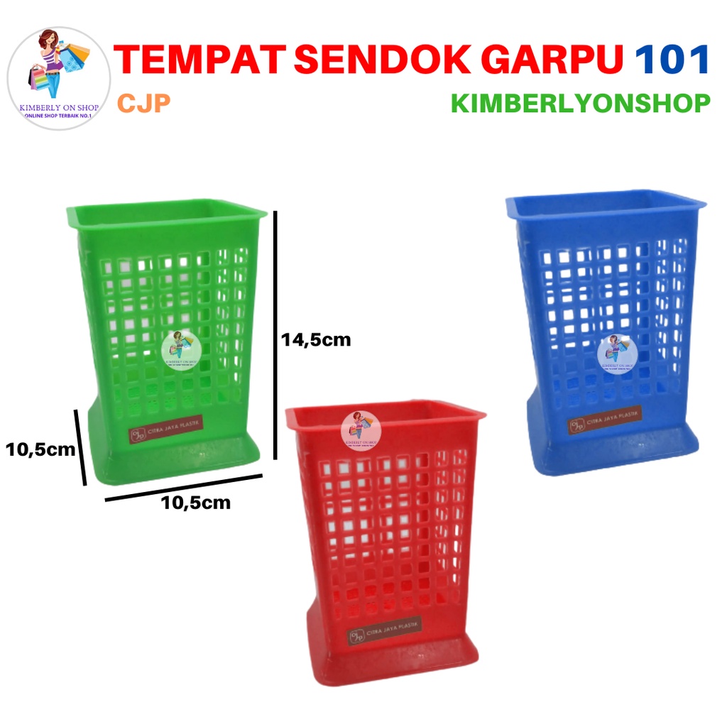 Tempat Sendok Garpu Segi Plastik Citra Jaya Plastik/CJP