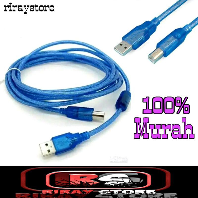 Kabel Printer Panjang 1.5M / 1.5 Meter Berkualitas Bagus