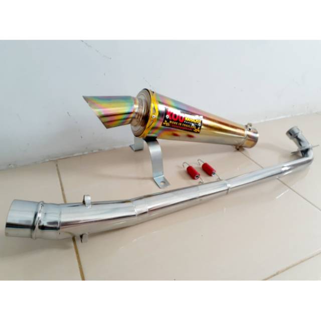Knalpot Racing Kou Bunglon Supra x 125 Blade Kharisma Revo