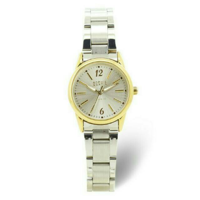 JAM TANGAN WANITA SOPHIE MARTIN ORIGINAL BRIONNAL L617 SILVER