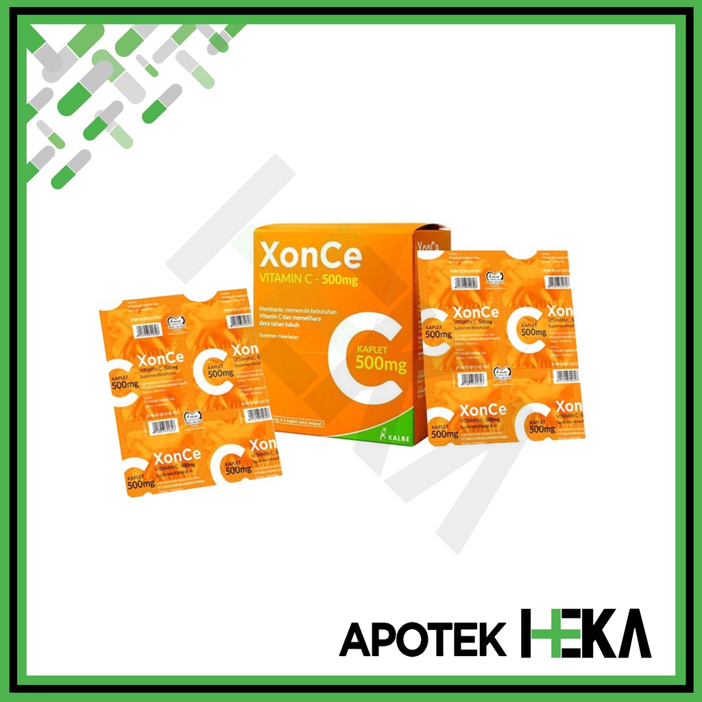 Xonce Tablet Vitamin C 500 mg Box isi 10x6 Tablet (SEMARANG)