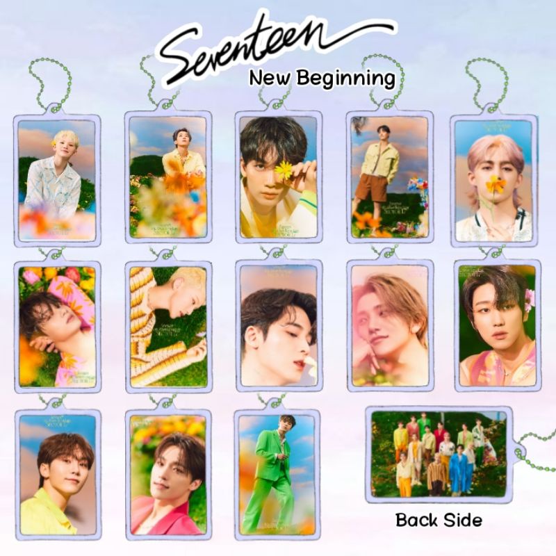 Seventeen Sector 17 Acrylic Clear Keychain Gantungan Kunci Akrilik