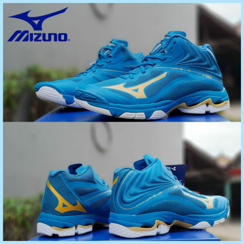 sepatu voli mizuno wave lightning z 6 mid super premium wlz6 mid premium