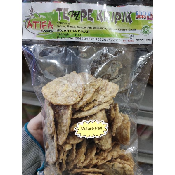 

Keripik tempe koin super crispy khas Pati