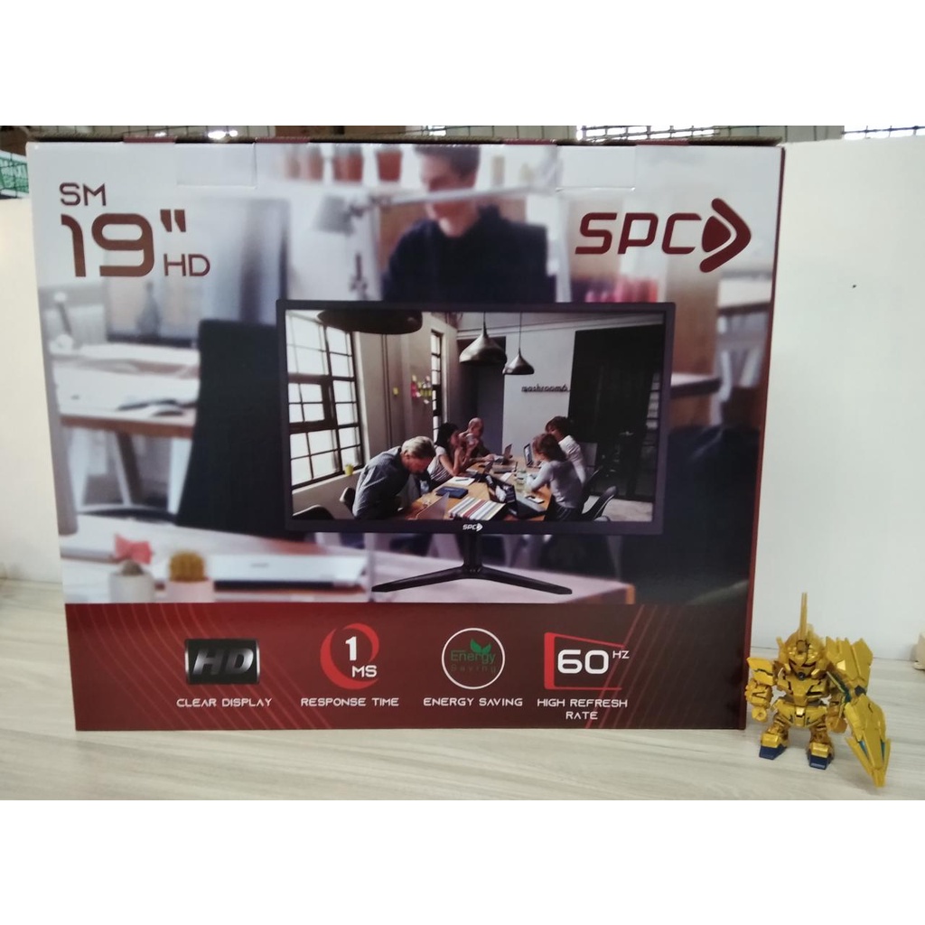 LED Monitor SPC 19" / 19 Inch Full HD Input HDMI VGA SPC SM-19HD