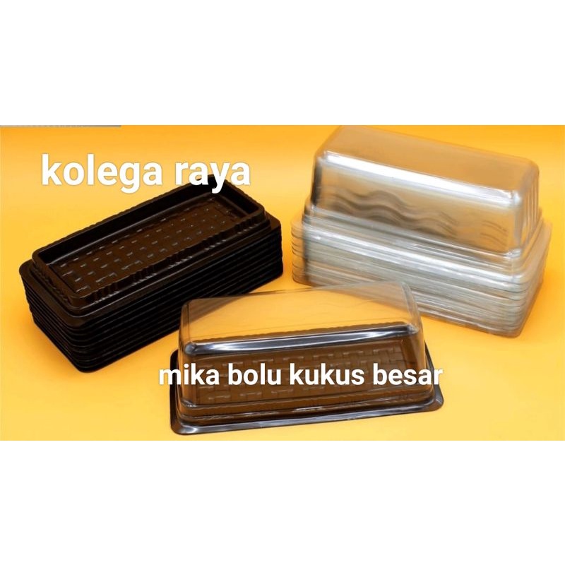 Mika Bolu Gulung Kukus Besar Brownies Kukus Isi 50PCS Warna Coklat