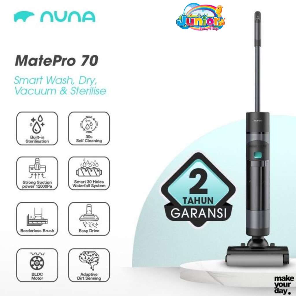 NUNA Mate Pro 70 Cordless Wet Dry Sterilisation Vacuum Cleaner