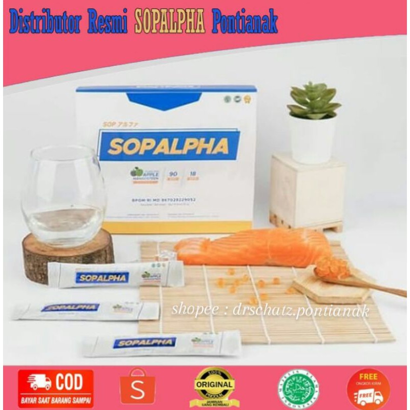 SOPALPHA BY BIOALPHA 1 box isi 18 Sachet Free Brosur