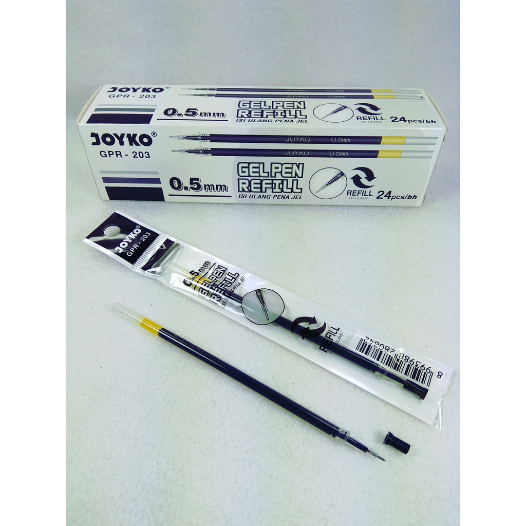 

Refill - Isi Ulang Bolpen Gel Joyko GPR203 isi 24 pcs - Refil