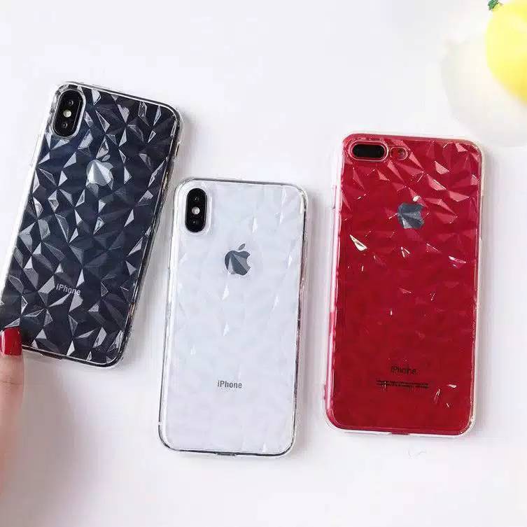 Softcase 3D Samsung M20 J2 PRIME A01 CORE M01 CORE A11 M11 NOTE 8 Anticrack Case Diamond Bening