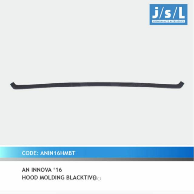 Hood molding/ list kap mesin all new Innova 2016 Hitam &amp; chrome jsl