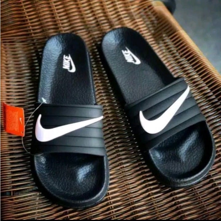 Nike sandal pria, sandal slip on, sandal kekinian