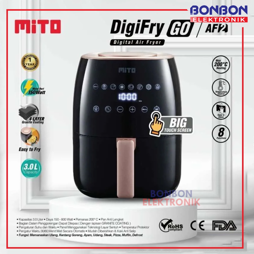Mito Digital Air Fryer / Digifry AF2 3L
