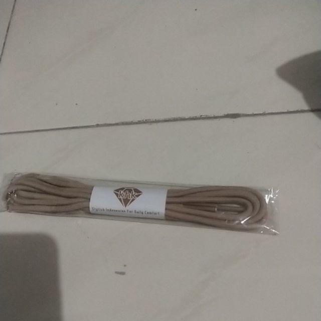 Khakikakiku Rounded Shoelaces Beige