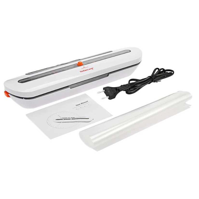 XINBAOLONG Vacuum Sealer Makanan Packing Machine Mesin Packing 80 W - Hitam