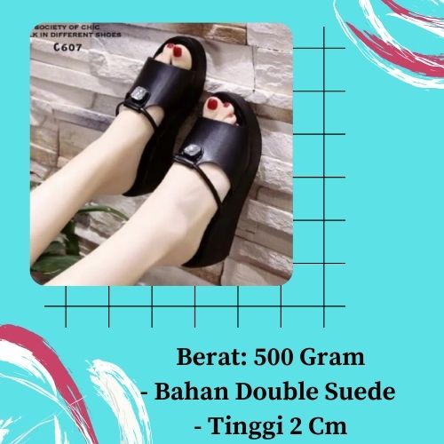 Wedges Wanita sandal Wanita Pesta--wedges wanita SELOP Real picture
