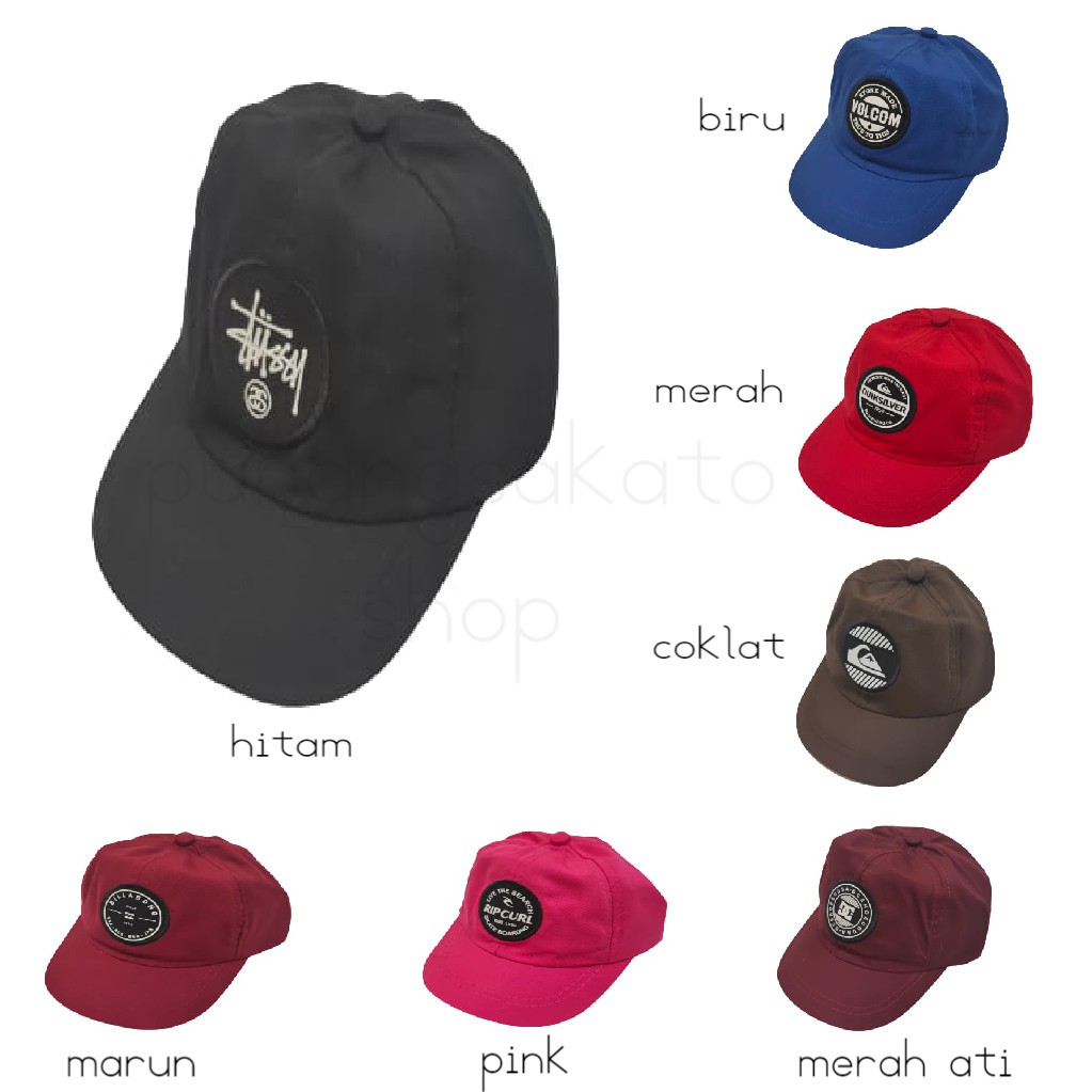 Topi anak laki laki Topi anak perempuan bordir kekenian_PURANGSAKATO SHOP