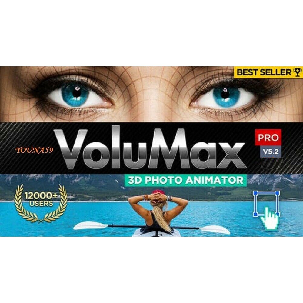 [LIMITED EDITION] Volumax 3D Photo Animator 5.2 Pro - Windows Mac
