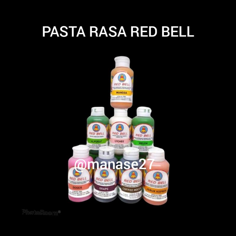 

Red Bell pasta perisa makanan pewarna aroma redbell coklat, pandan, susu, strawberry, melon, santan, durian, framboz, doger, nangka, kopi mocca